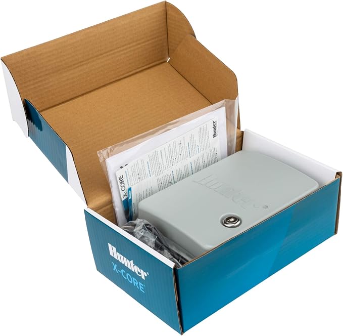 Hunter Sprinkler XC600 X-Core 6-Station Outdoor Irrigation Controller, Small, Gray