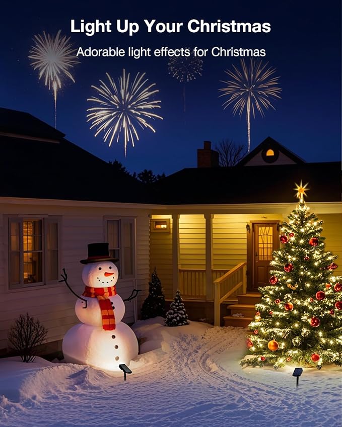Solar Power Spotlight Outdoor Waterproof Landscape LED Accent Lighting for Yard, Tree, Plants, Walls, Path, Garden, Statues, Adjustable Brightness,Dusk to Dawn Long Lasting 6 Pack Cool White