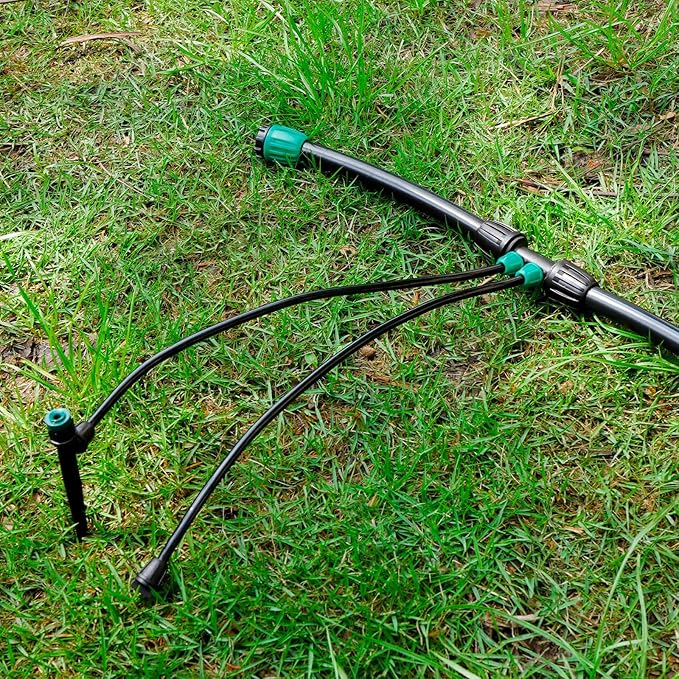 US Standard Faucet Adapter 2pc, 3/4 "Faucet to 1/2" Drip Irrigation Fitting,2pc 6-way Connector 4pc 4-way Connector 4pc 3-way Connector 4pc 1/2 End Plug 5pc 1/4 End Plug