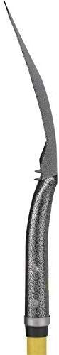 Gardening Shovel with Steel-Reinforced Fiberglass Handle, Cushioned D-Grip and Sharp, Hardened-Steel Blade, Award Winning Spade, Model SHFD3 Red