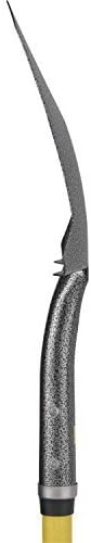 Gardening Shovel with Steel-Reinforced Fiberglass Handle, Cushioned D-Grip and Sharp, Hardened-Steel Blade, Award Winning Spade, Model SHFD3 Teal