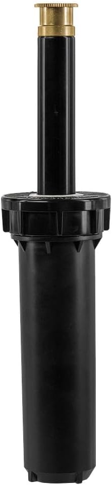 Orbit 80312 Professional Pressure-Regulating Pop-Up Spray Head Sprinkler with Brass Nozzle, 4" Full Spray
