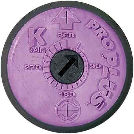 K Rain ProPlus 3/4" Reclaimed Water (RCW) Gear Drive Rotor Sprinkler 4 1/2" Pop-Up | 22' - 50' Spray Distance, 40° - 360° Arc Spray Pattern with Full-Circle | Includes Install Kit (4 Pack)