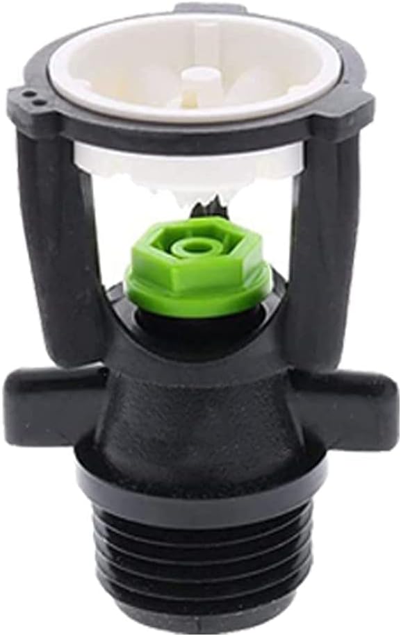 Micro Drip Irrigation, 1/2" External Thread Rotating Sprinklers Mini Wobbler Irrigation Water Spray Sprinkler Farm 360 Degree Rotary Watering Nozzles.(5 pcs)