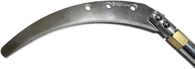 Korean high-Strength Stainless Steel Functional Saw Blade Sickle/Scythe. Multipurpose Gardening Weeding Grass Sickle/Scythe. Blade Replacement Type. Model Code : CH4