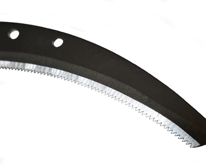 Korean high-Strength Stainless Steel Functional Saw Blade Sickle/Scythe. Multipurpose Gardening Weeding Grass Sickle/Scythe. Model Code : CH3, silver
