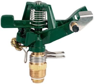 Orbit 5 Pack 1/2 Inch Zinc Impact Sprinkler Head, Lawn and Yard Watering