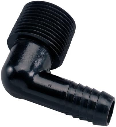 Orbit 3 Pack 3/4 Inch x 1/2 Inch Barb Elbow Funny Pipe Fitting Adapter