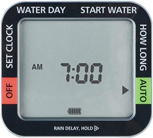 Melnor 65166AMZ HydroLogic Digital Hose Timer, 2-Zone Programmable Watering Timer, Quick Connect Bundle, Black, Grey