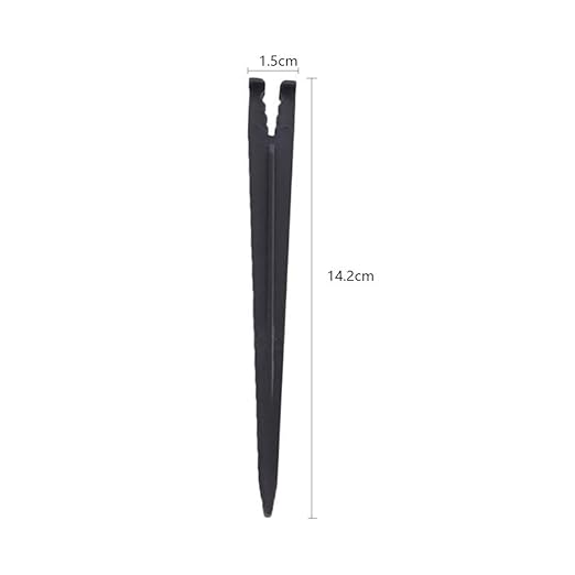 50 Pcs Heavy Duty Irrigation Drip Support Stakes Universal Drip Hose Holder for 1/4 Inch Tubing
