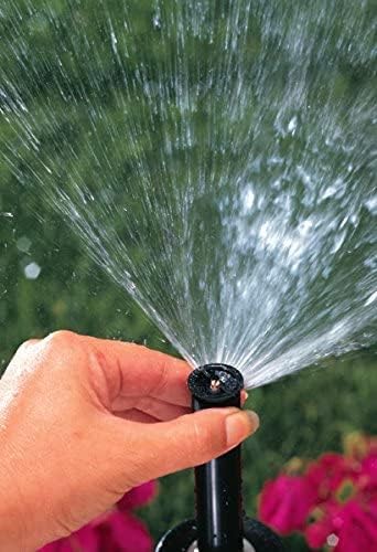 Rain Bird 8AP Adjustable Pattern Spray Nozzle, Adjustable 0° - 360° Pattern, 6' - 8' Spray Distance (Pack of 2)