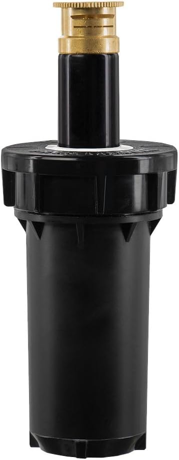 Orbit 80329 Professional Pressure-Regulating Pop-Up Spray Head Sprinkler with Brass Nozzle, 2" Quarter Spray