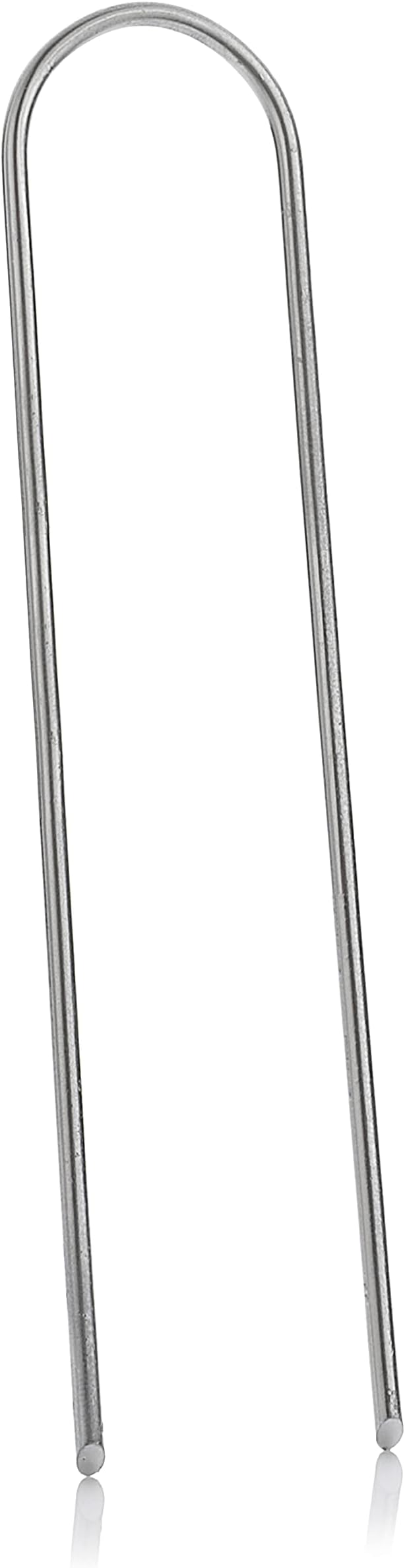 500-Pack Anti-Rust 6 Inch 11 Gauge Round-Top Heavy-Duty U-Shaped Garden Securing Stakes/Spikes/Pins/Pegs - Hot Dipped Galvanized Sod Staples for Anchoring Landscape Fabric