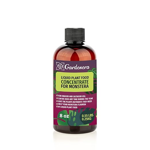Plant Growth Superfood for Monstera Plants with 18 Essential Vitamins & Minerals - Organic Plant Food Fertilizer - Micro-Fungi and Bio-Organisms for Monstera Care & Growth Enhancement - 8oz