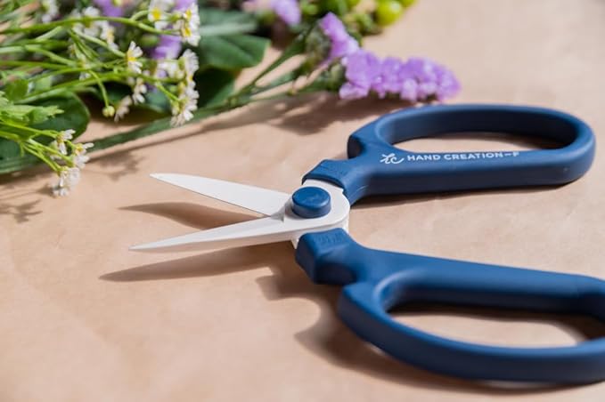 SAKAGEN HAND CREATION Flower Shears Type F-180 Scissors (Red)