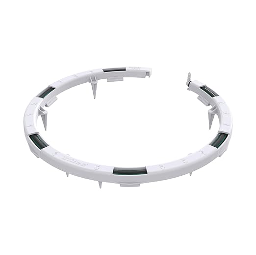 180 PCS - Premium Hevy Duty Drip Irrigation Watering Ring for 1/8" .125 Inch Tubing, Halo, Circle, Great for Greenhouse & Commercial Grower Applications (10" Diameter Ring, 180)