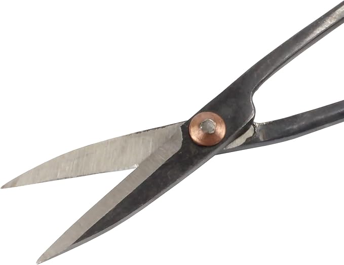 BambooMN Bonsai Basics Set - 7.2" Trimming Shears & 7" Heavy Duty Butterfly Shear - 3 Sets