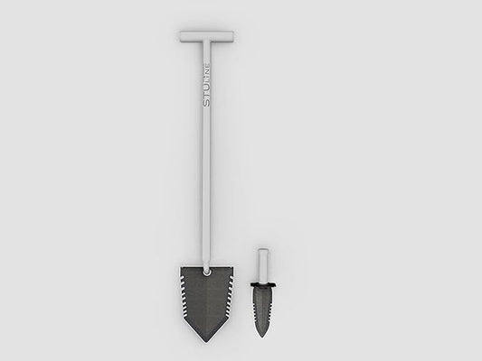 StuLine Signature Series 36" T-Handle Shovel by Kellyco (Shovel + Trowel Bundle)
