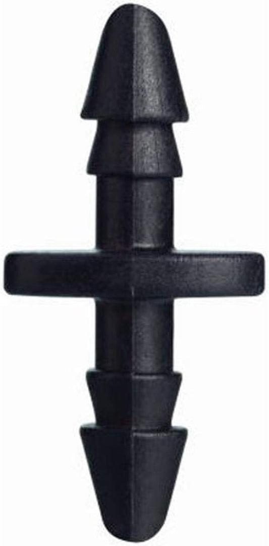 2 Pack (50 Total Fittings) Orbit 1/4 Inch Drip Barbed Coupling for Drip Irrigation Tubing - 25 Pack