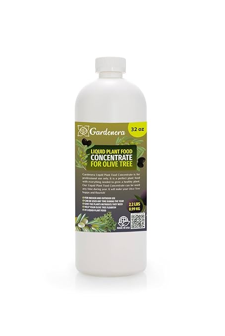 Plant Growth Superfood for Olive Trees with 18 Essential Vitamins & Minerals - Organic Plant Food Fertilizer - Micro-Fungi and Bio-Organisms for Olive Tree Care & Growth Enhancement - 32oz