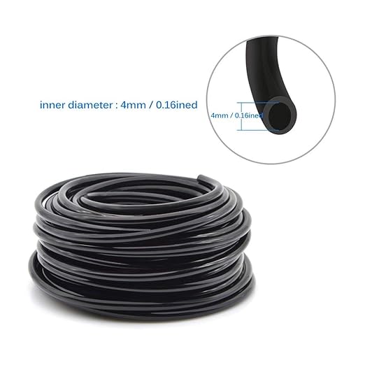 Drip Irrigation Kit, Garden Irrigation System 1/4" Blank Distribution Tubing Watering Drip Kit/DIY Saving Water Automatic Watering System for Garden, Greenhouse, Flower Bed, Patio, Lawn