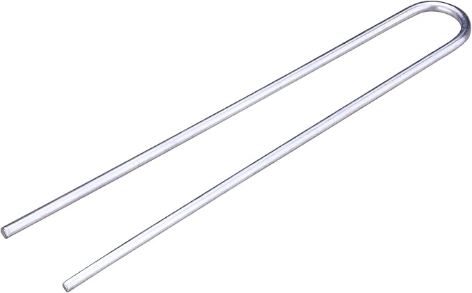 Raindrip 3-1/2" long Layout supply tubing, Two-pronged stake tacks tubing firmly into the ground, Ideal for use in flower and vegetable gardens; around trees and shrubs, and container plants
