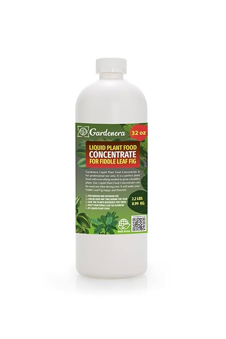 Plant Growth Superfood for FIDDLE LEAF FIG with Vitamins & Minerals - Organic Plant Food Fertilizer - Micro-Fungi and Bio-Organisms for FIDDLE Leaf Fig Plant Care & Growth Enhancement - 32oz