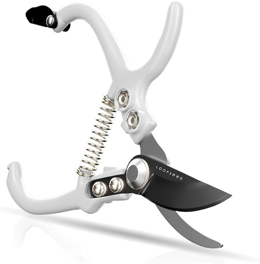 Bypass Pruning Shears Hand Pruner Garden Trimming Scissors Plant Trimmers Herb Snips Flower Clippers Ergonomic Handle Modern Garden Tools