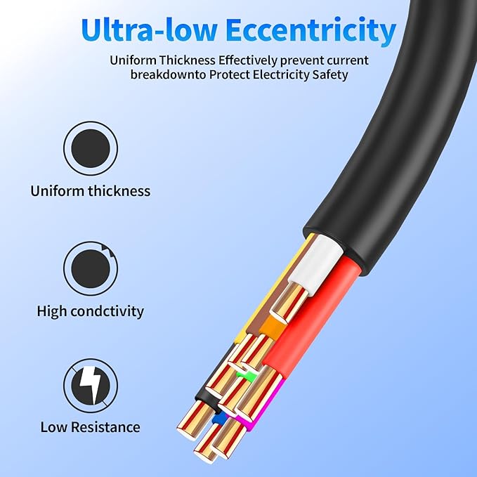 18/9 Solid Sprinkler System Wire 150ft, 18 Gauge Irrigation Wires PVC Jacket Sprinkler Cable for Underground Irrigation Valves Field Central Control System