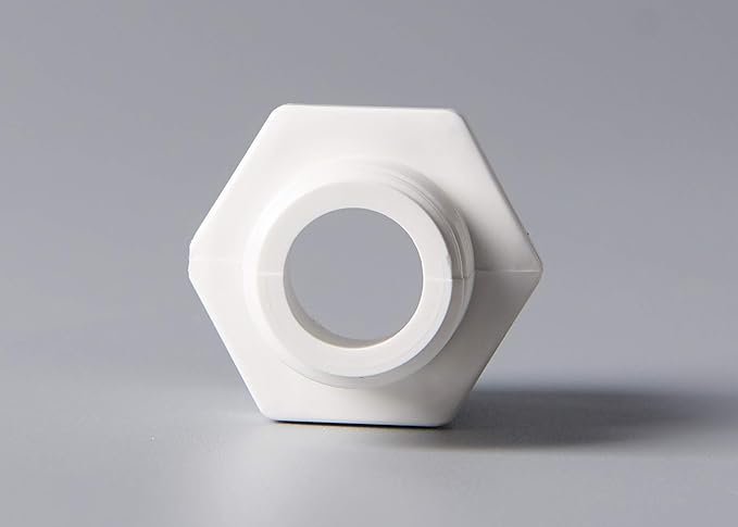 Rainbow Dream 1-Inch PVC Male Adapter Pipe Fitting (Socket x Male Pipe Thread) - 10 Pack, White