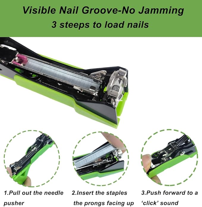 Upgraded Plant Tying Machine,Plant Vine Tying Tool Kit with 20000pcs Staples 17 Roll Tape, with SK5 Blade Replacement for Gardener,Farmer,Grapes,Tomatoes,Vegetables