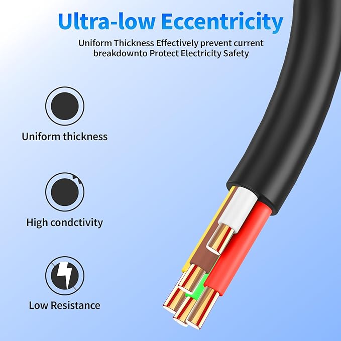 18/5 Solid Sprinkler System Wire 150ft, 18 Gauge Irrigation Wires PVC Jacket Sprinkler Cable for Underground Irrigation Valves Field Central Control System