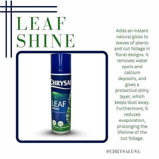 Chrysal LeafShine Spray for Indoor Plants - 5.6 oz