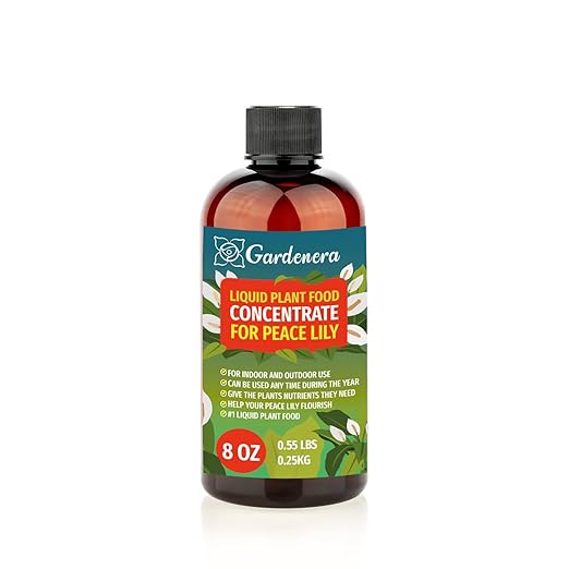 Plant Growth Superfood for Peace Lilies with 18 Vitamins & Minerals - Organic Plant Food Fertilizer - Micro-Fungi and Bio-Organisms for Peace Lily Plant Care & Growth Enhancement - 8oz