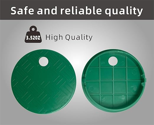 Mariyandh 4 Pack Valve Box Cover Lid for Sprinkler Irrigation System, ID 5.5" OD 6" Sprinkler System Covers Outdoors