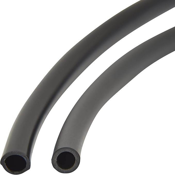 Raindrip 016025P 1/4-Inch Drip Irrigation Supply Tubing, 25-Foot, for Irrigation Drippers, Drip Emitters, and Drip Systems, Black Polyethylene (Pack of 2)