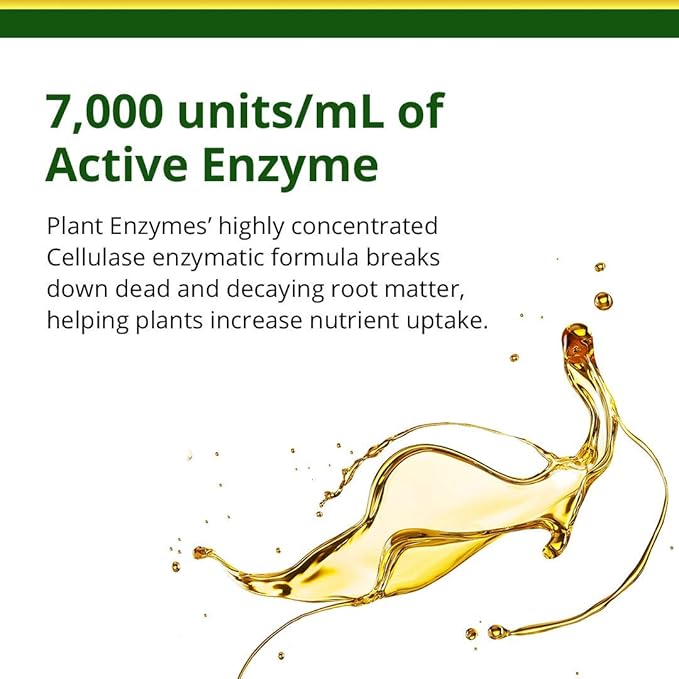 Humboldts Secret Plant Enzymes – Best Plant and Root Enzymes – 7000 Active Units of Enzyme per Milliliter – Quality Plant Food and Plant Fertilizer – Highly Concentrated – 2 Ounce