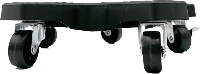 Bosmere Down Under Plant Caddie, Heavy Duty Plant Stand with Wheels, 500 lb Capacity, 14-Inch, Charcoal