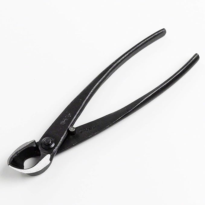 Wazakura Japanese Bonsai Tool Kit Set Made in Japan, Satsuki Scissors 7inch(180mm) + Concave Branch Cutter 8inch(200mm) Gift Box (Yasugi Steel Satsuki Scissors + Concave Branch Cutter)