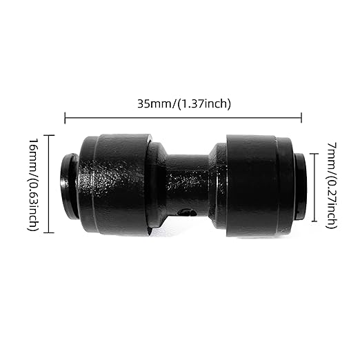 30 Pack Quick Connect 1/4" Drip Irrigation Coupling Connectors, Universal Straights Fitting for 1/4 Inch Irrigation Tubing, Leak Free Fittings for Sprinkler or Drip Irrigation System