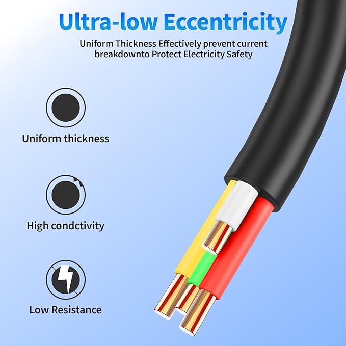 18/4 Solid Sprinkler System Wire 150ft, 18 Gauge Irrigation Wires PVC Jacket Sprinkler Cable for Underground Irrigation Valves Field Central Control System