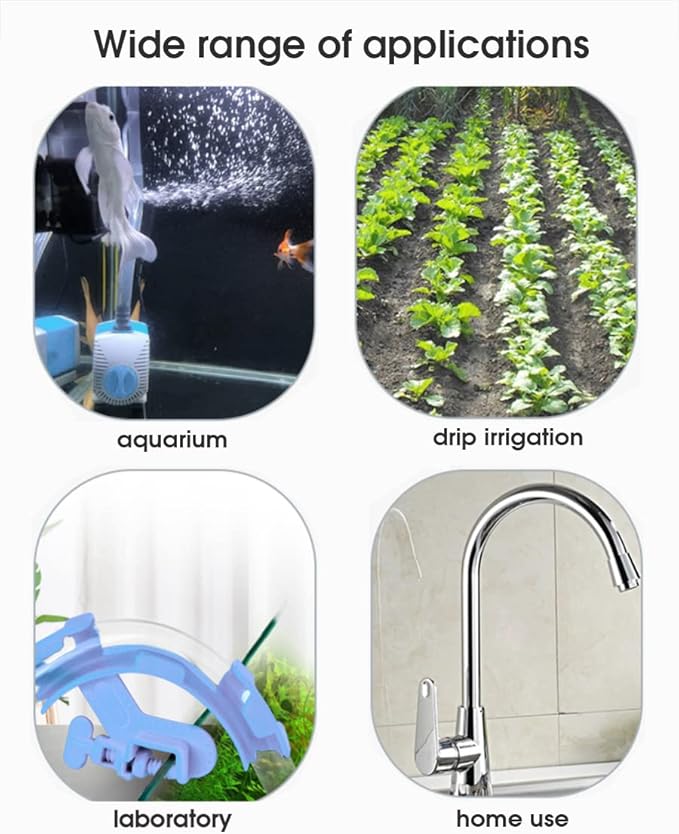 Rake-shaped hose joint air discharge diverter, Plastic Barb Hose Fitting Connector, 16-Way Outlet Air Line Pump Tubing Splitter Water Flow Divider, for Aquarium Garden Agricultural Irrigation（4Pcs）