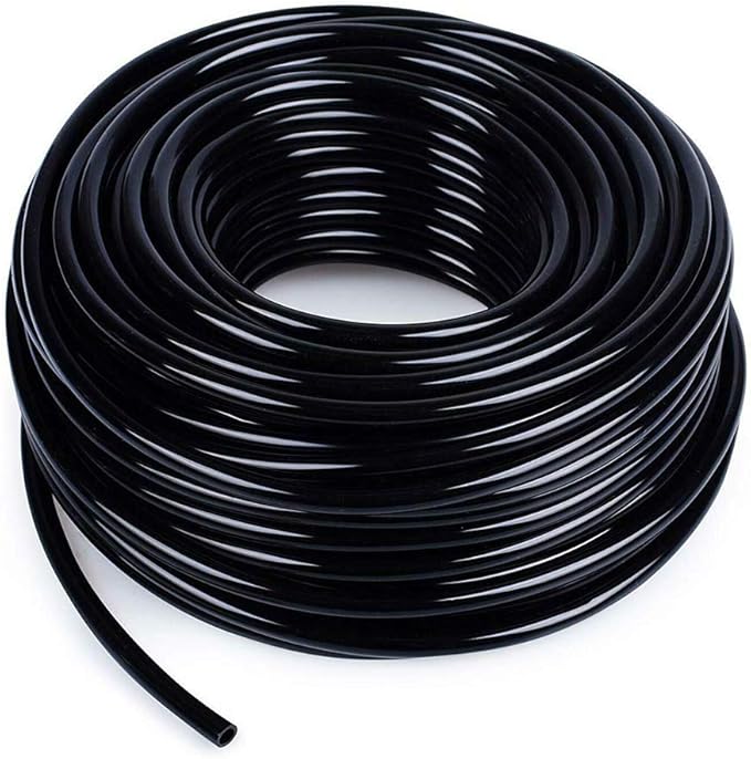 Drip Irrigation kit Plant Watering System Gravity Fed Irrigation Water Drip Setfor Garden Greenhouse Yard Lawn Home or Vacation Use 5M 8/11" Tube 10 Nozzles