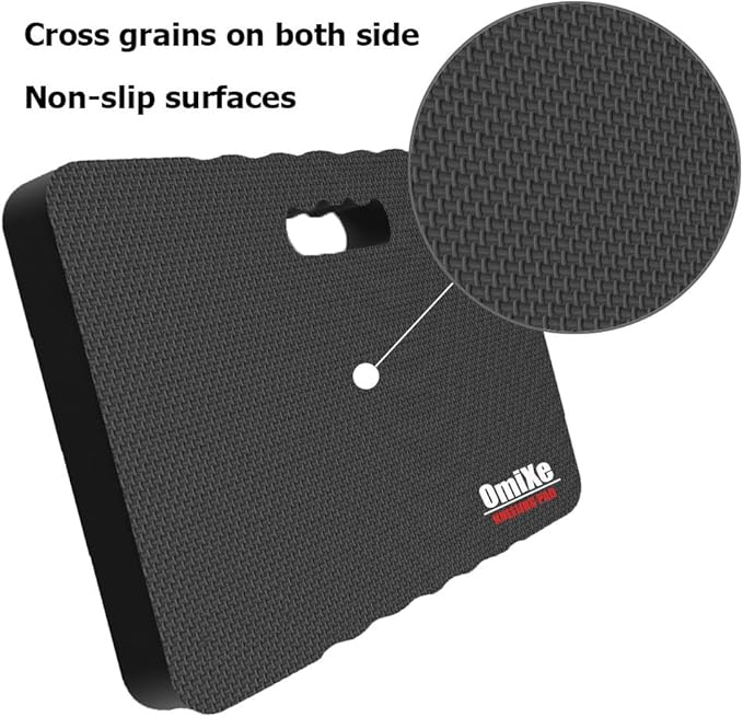 Extra Thick Kneeling Pad Comfy Foam Kneeler Mat Garden Knee Pad Cushion for Gardening Planting Yard Work Prayer Yoga Mechanic Exercise Workout Baby Bath 18 x 11 x 1.5 Inch Large Black 2 Pack