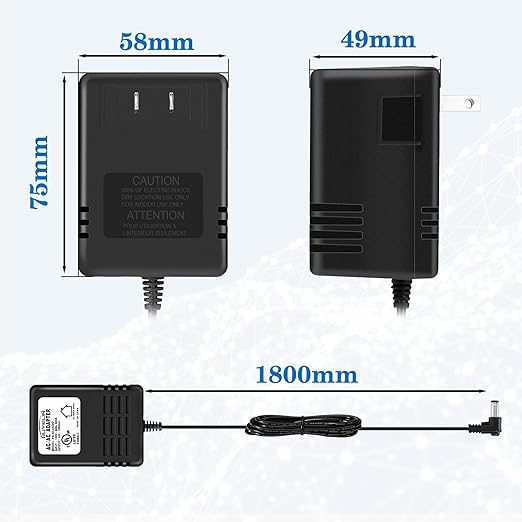 24 Volt AC 1000mA Power Adapter for Smart Sprinkler Controller,Indoor Irrigation System Controller,24V 1A AC to AC Wall Adapter Transformer Compatible with Most Smart Sprinkler Controller (Black)
