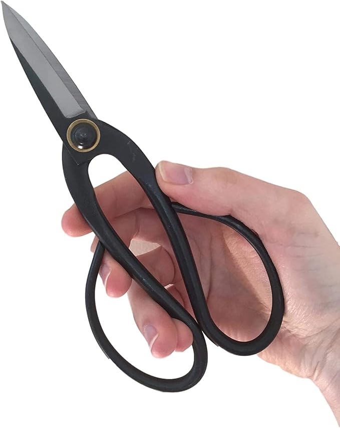 GARDEN GURU Bonsai Scissors - Traditional Butterfly Bonsai Pruner Shear for Precise Trimming Pruning and Deadheading of Flowers Plants, Japanese Bonsai Garden Tools (200mm 4 Pack)