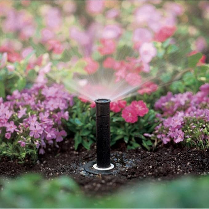 Rain Bird 8AP Adjustable Pattern Spray Nozzle, Adjustable 0° - 360° Pattern, 6' - 8' Spray Distance (Pack of 2)