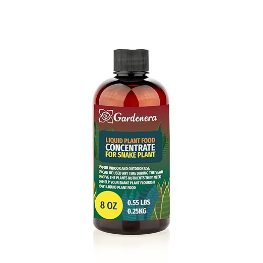 Plant Growth Superfood for Snake Plants with 18 Essential Vitamins & Minerals - Organic Plant Food Fertilizer - Micro-Fungi and Bio-Organisms for Snake Plant Care & Growth Enhancement - 8oz