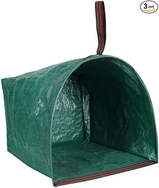 Leaf Bag Holder,Garden Bags for Debris,Collapsible Yard Waste Bag, Lawn and Leaf Bags,Reusable Yard Garden Bags for Leaves Lawn Trash,Camping Yard Recycling Bags for Parties,Laundry,Camping
