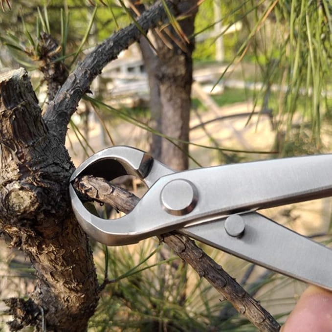 180mm Bonsai Tool Kit, Stainless Steel Knob Cutter Ball Shear Bonsai Concave Branch Cutter Gardening Tools